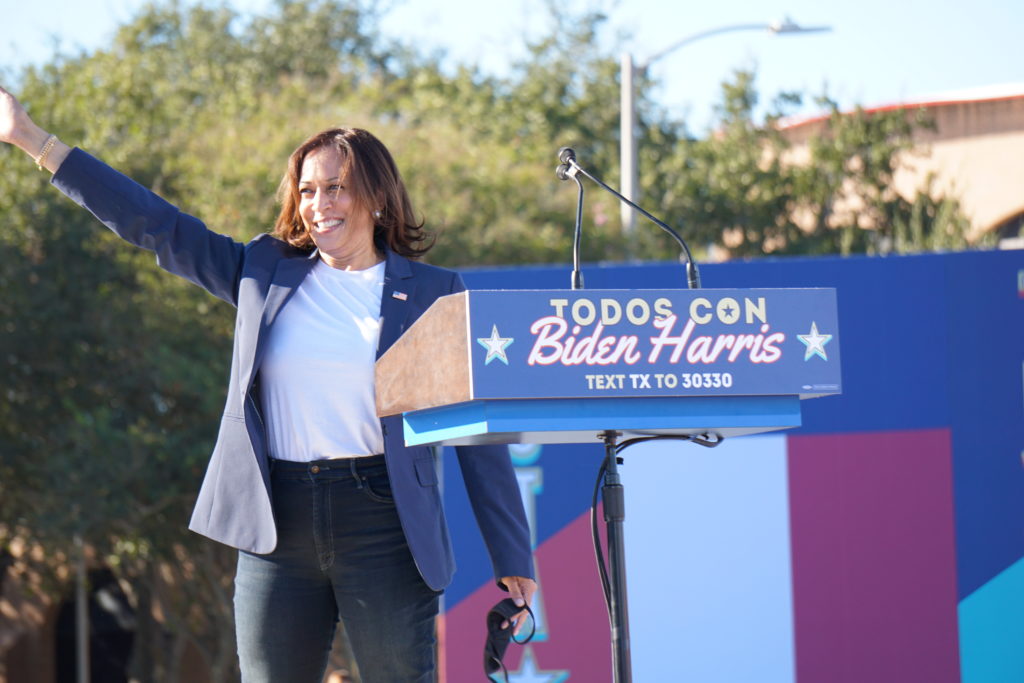 Kamala Harris makes last-minute campaign stop in the Rio Grande Valley