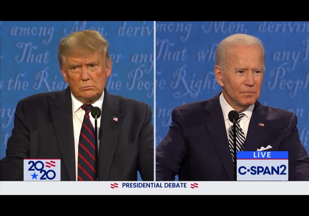 Presidential candidates face off in first debate