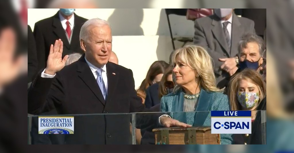 Joe Biden inaugurated as 46th President of the US