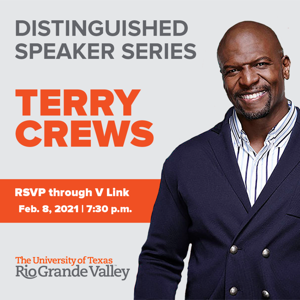 Actor, Activist Terry Crews to virtually visit UTRGV