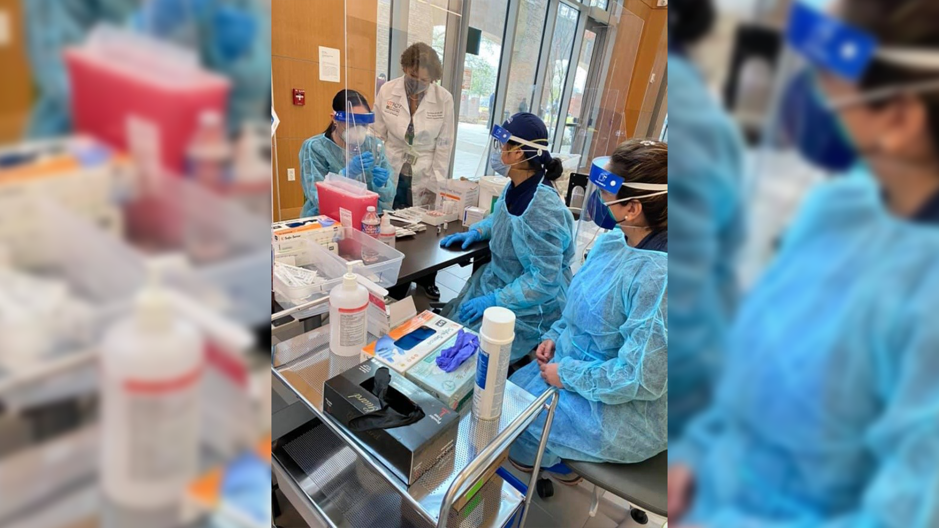UTRGV nursing students assist vaccination efforts