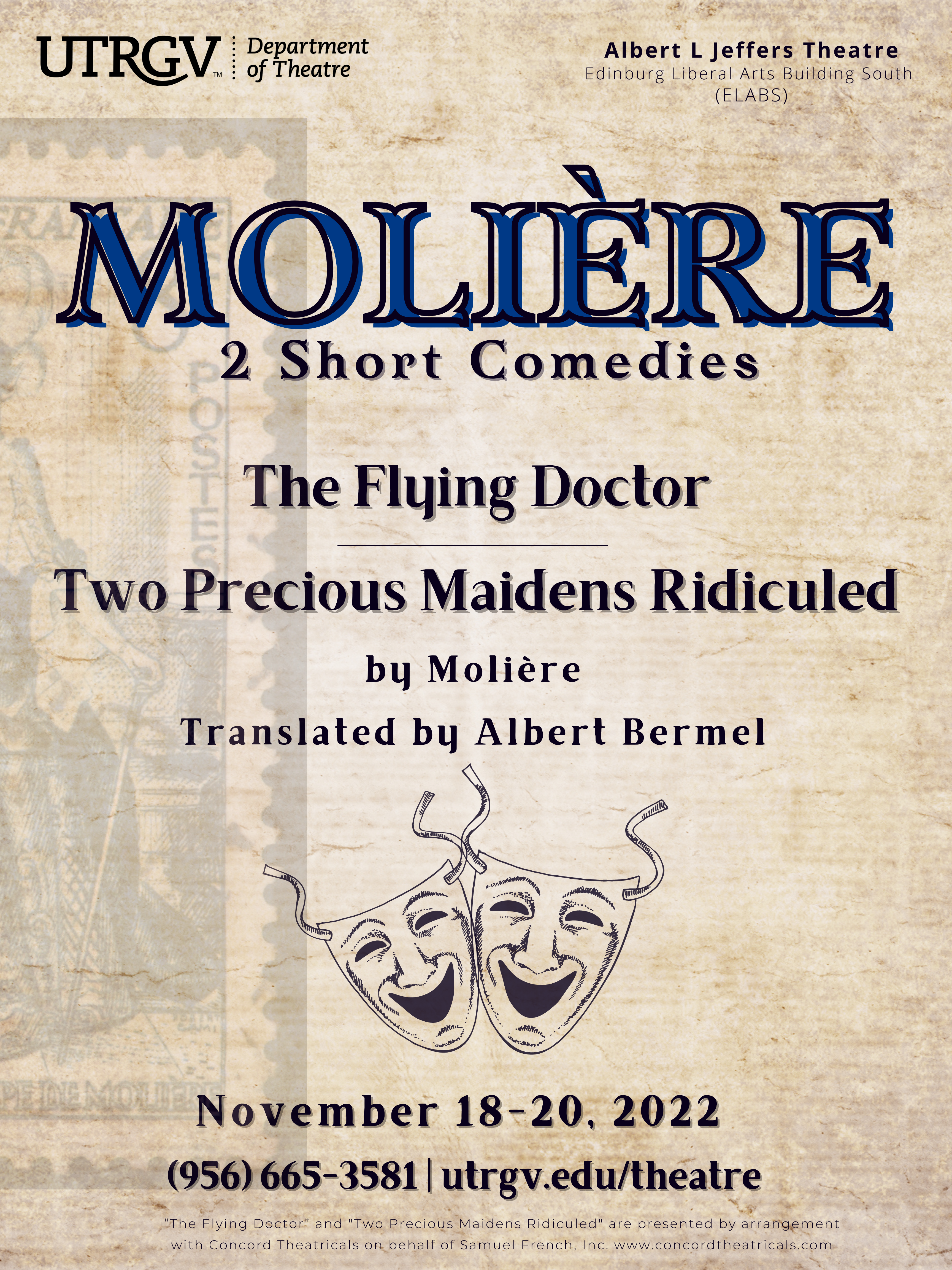 After 25 years, Moliere comes back to UTRGV