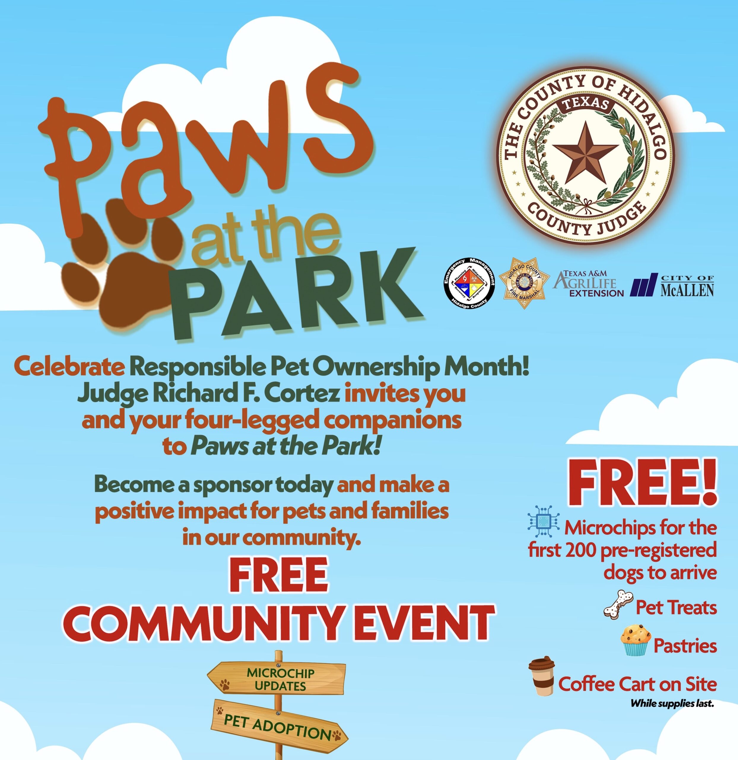 Hidalgo County invites students, pets to Paws at the Park